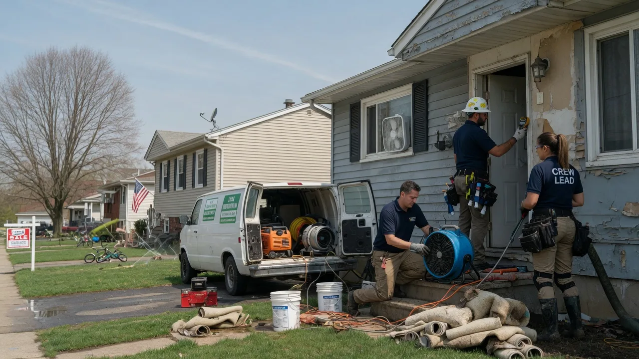 Flood Cleanup in Morristown, NJ near me